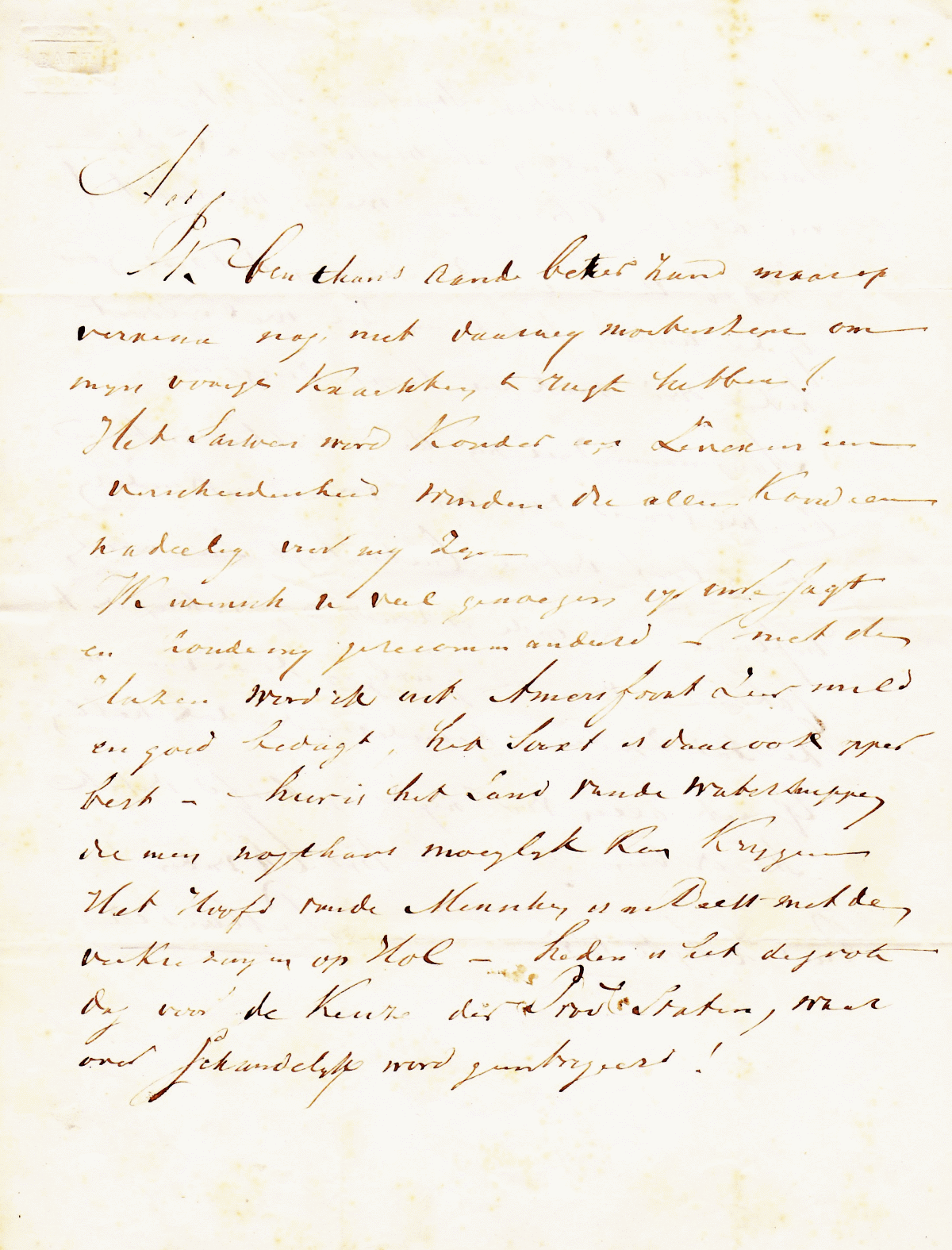Brief van Pieter Maas Czn aan zijn zoon AJC (1850-06-25)